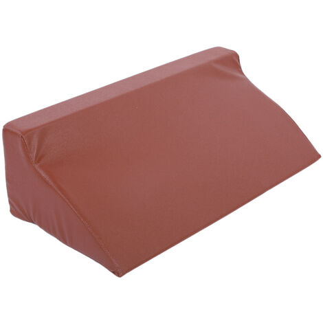 Coussin de soutien lombaire en simili-cuir avec mousse à mémoire de forme pour élévation des jambes