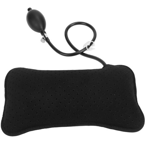 Coussin de Soutien Lombaire Ergonomique, Coussin Gonflable pour Siège avec Dossier Respirant et Lavable