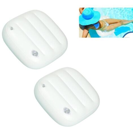 COUSSIN DE SPA Siège Rehausseur lesté pour baignoire - Coussin d'assise gonflable en PVC - Lot de 2 pièces