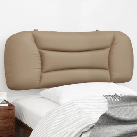 Coussin de tête de lit cappuccino 100cm similicuir