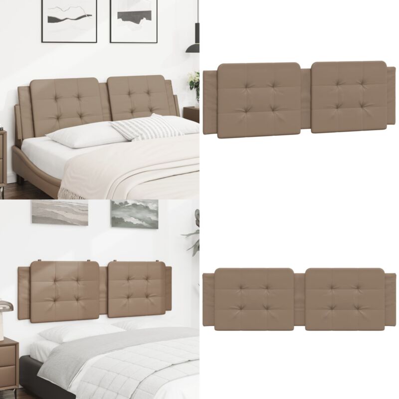 Coussin de tête de lit cappuccino 160 cm similicuir - Coussin De Tête - Tête De Lit - Oreiller De Tête - Tête De Lit Capitonnée - Similicuir - Home &