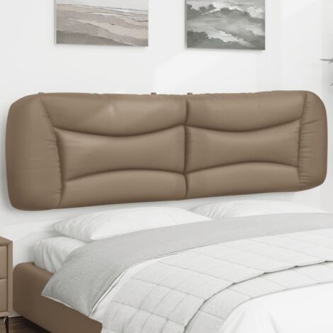 Coussin de tête de lit cappuccino 180cm similicuir