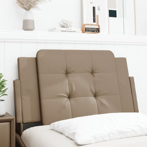 Coussin de tête de lit cappuccino 90cm similicuir