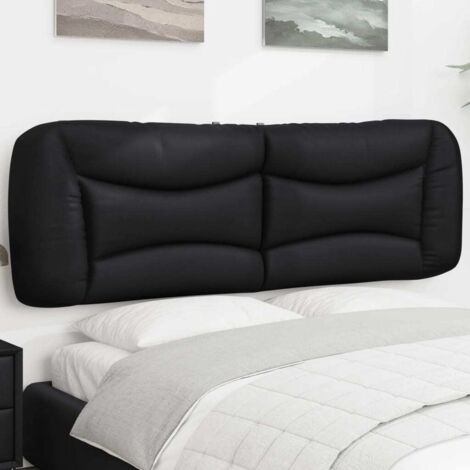 Coussin de tête de lit Hvar noir 160 cm similicuir vidaXL