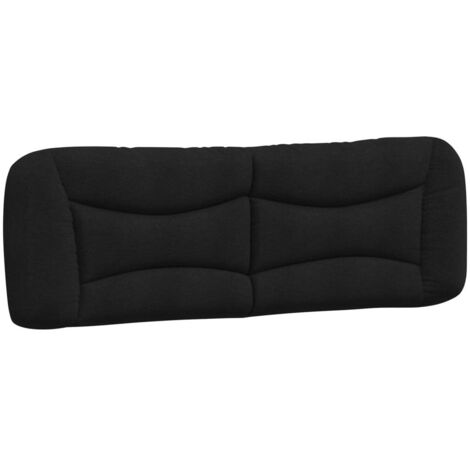 Coussin de tête de lit Hvar noir 160 cm tissu CFW34944