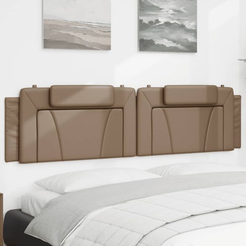 Vidaxl - Coussin de tête de lit cappuccino 200 cm similicuir