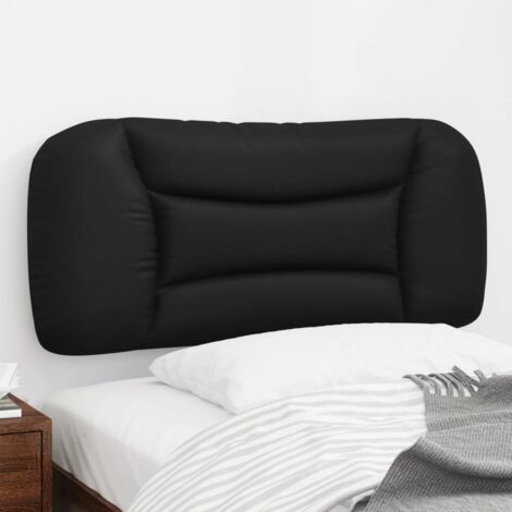 Coussin de tête de lit noir 90cm similicuir