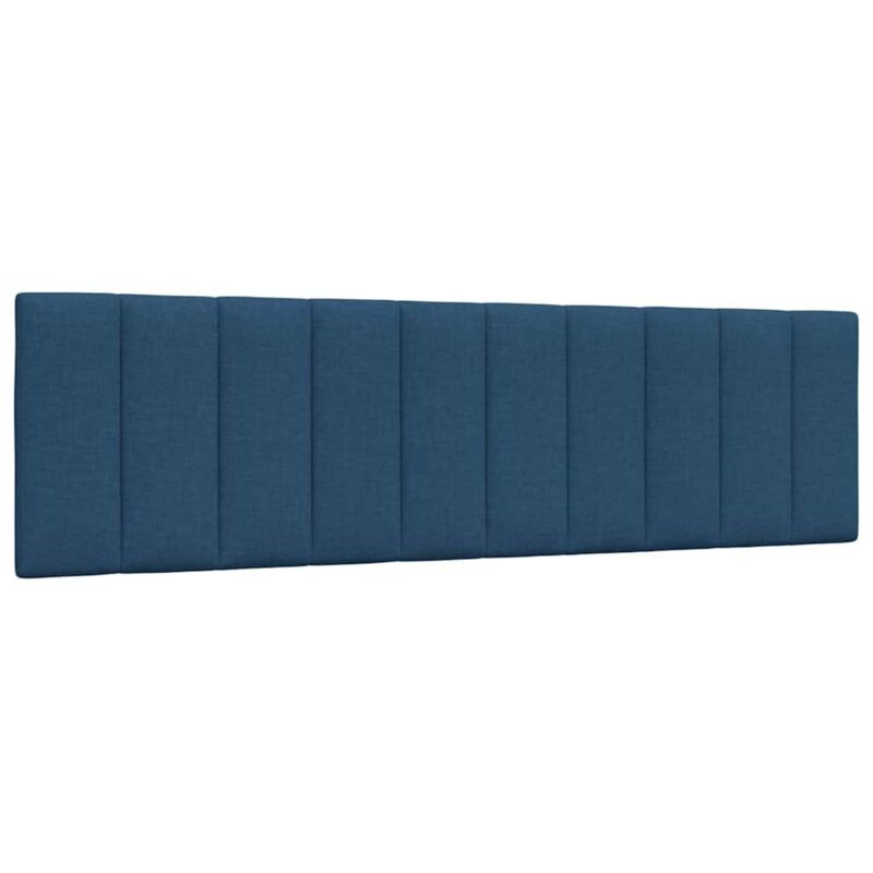 vidaXL Kopfteil-Kissen "Hanko" Blau 180 cm Stoff