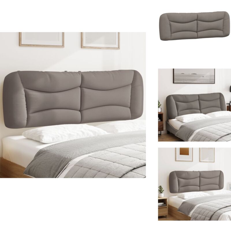 Coussin de tête de lit taupe 160 cm tissu - Coussin De Têted Lit - Tête De Lit - Oreiller De Tête - Tête De Lit Rembourrée - Décoration Chambre