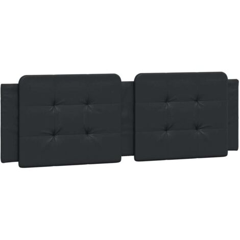 Coussin de tête de lit Zadar noir 160 cm similicuir CFW85657