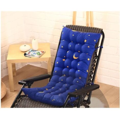 Coussin de transat pour jardin et terrasse - Bleu