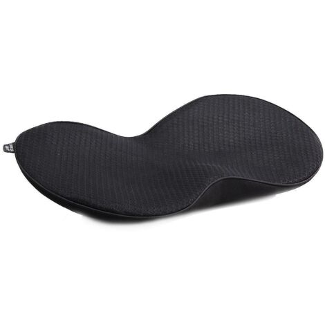 Coussin de voiture mini, petit coussin, rehausse le confort des fesses, utilisable en toutes saisons, avec coussin de conduite intégré - noir