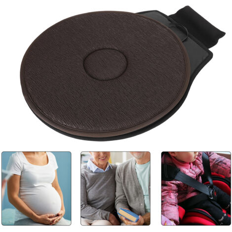 Coussin de voiture rotatif 360° antidérapant pour femmes enceintes et personnes âgées