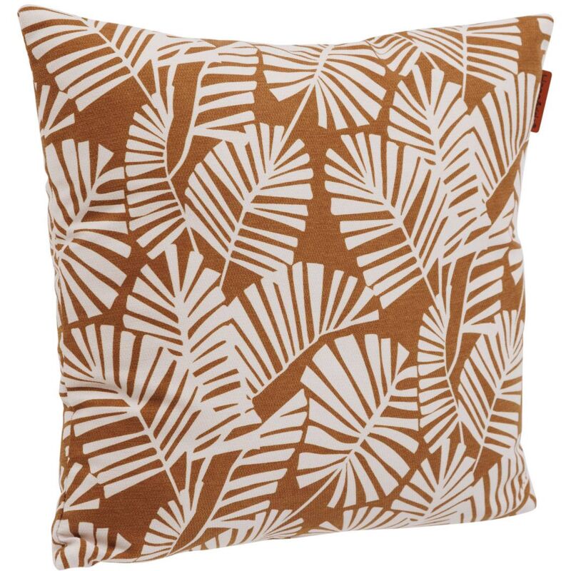 Hesperide - Coussin déco d extérieur Fylie palmier & camel 40x40cm en polyester - Hespéride