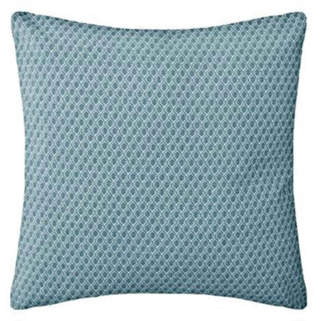 Coussin Déco Déhoussable "Otto" 38x38cm Bleu Canard