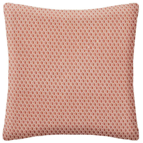 Coussin Déco Déhoussable "Otto" 38x38cm Terracotta