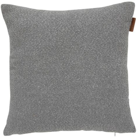 Coussin déco Solfia gris ardoise 45x45cm - Hespéride