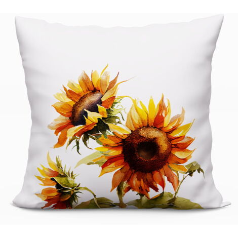 Coussin décoratif 40x40 Tournesols printaniers