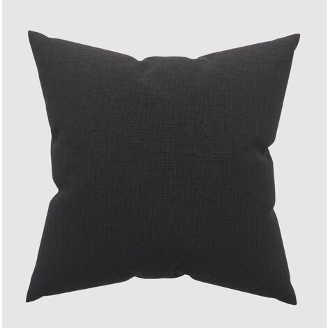 Coussin décoratif 45x45 cm Eclipse noir, par Soleil d'ocre