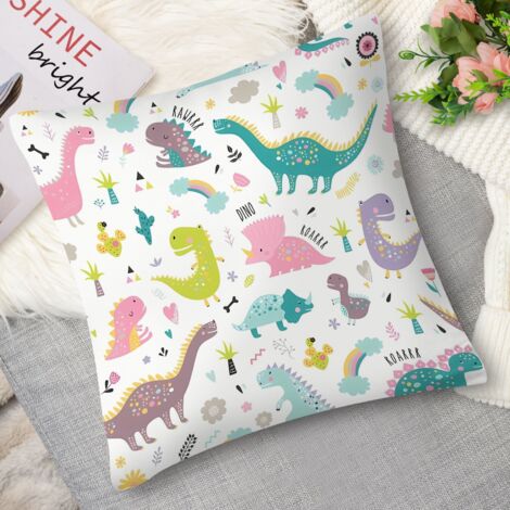 Coussin décoratif animaux souriants, gai