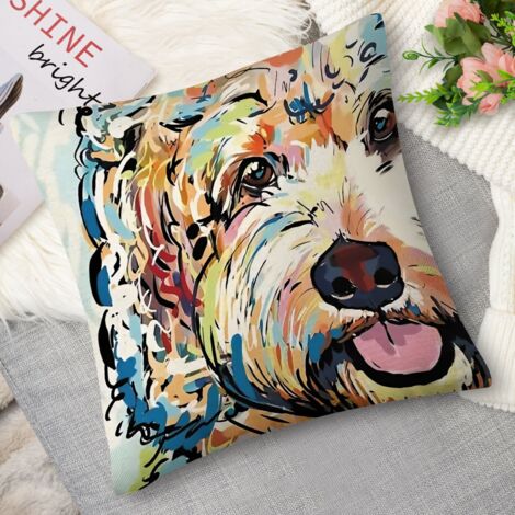 Coussin décoratif chat de gouttière