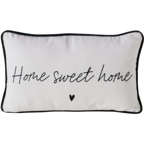 Coussin décoratif en coton HOMA, 50 x 30 cm