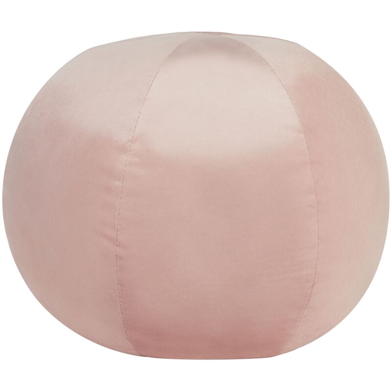 Beliani - Coussin Décoratif en Velours 30 x 30 cm Boule Salon Chambre Rose Salvia