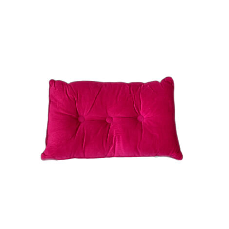 Coussin Décoratif En Velours - Fushia - 50 x 30