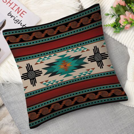 Coussin décoratif ethnique bohème