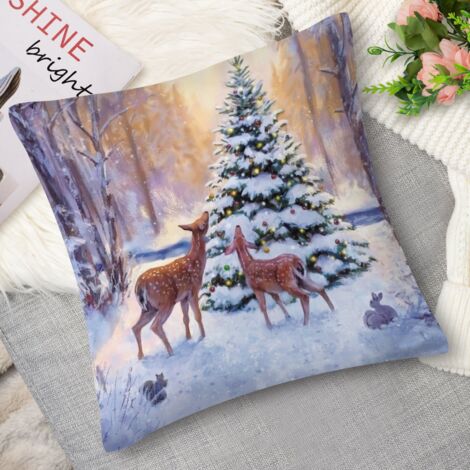 Coussin décoratif fêtes de fin d'année