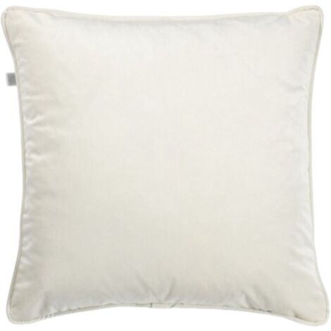 Coussin décoratif FINN Dutch Decor 45x45 cm Velours Couleur unie Blanc Neige Coussin intérieur inclus