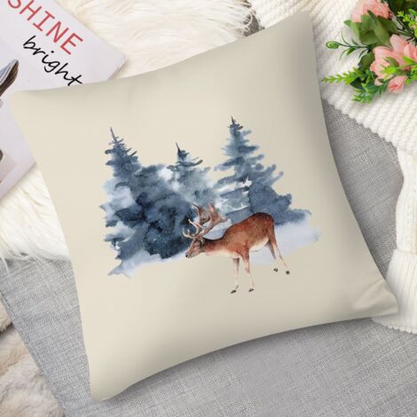 Coussin décoratif flocons doux