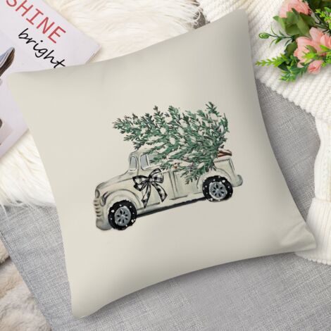 Coussin décoratif lune d'hiver