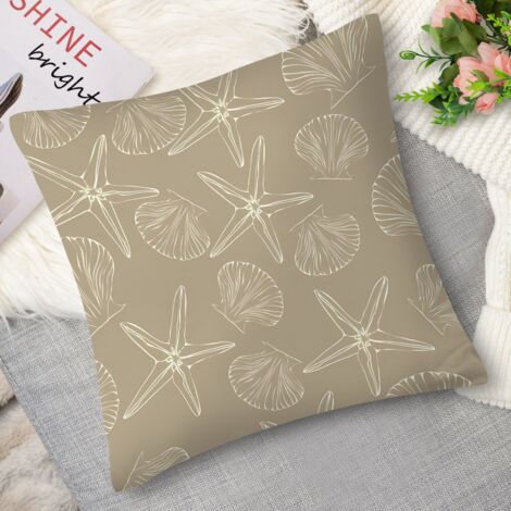 Coussin décoratif morse rétro, marin chic