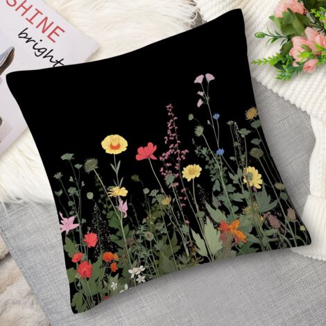 Coussin décoratif myosotis, bleu tendre