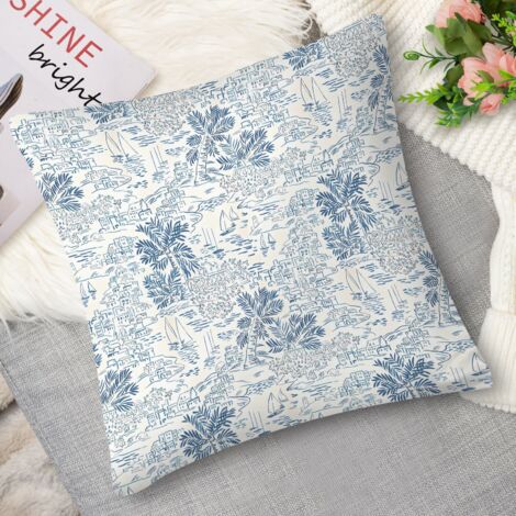 Coussin décoratif palourde rétro, perle