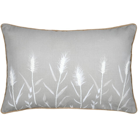 Coussin décoratif pampa en coton Naturel 40x60 cm