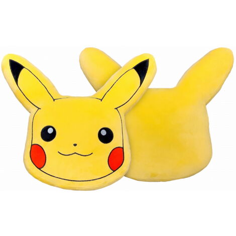 Coussin décoratif Pikachu Pokémon Forme Peluche originale 40 cm