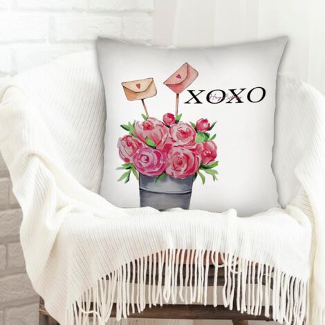 Coussin décoratif rustique pour canapé, lit, chaise décoratif de ferme pour Pâques