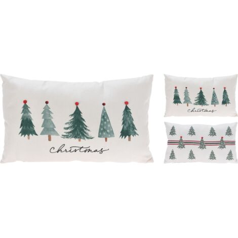 Coussin décoratif Sapin de Noël 30 x 50 cm. Pièce unique