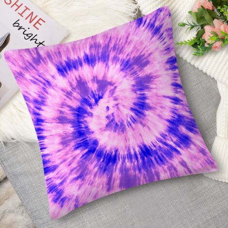 Coussin décoratif tie-dye mandala