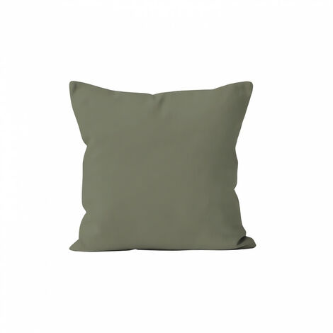 Coussin déhoussable 40x40 cm ALIX kaki , par Soleil d'ocre