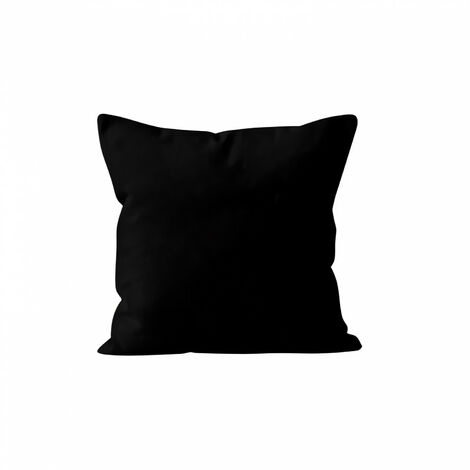 Coussin déhoussable 40x40 cm ALIX noir, par Soleil d'ocre