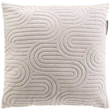 Coussin dehoussable compresse 45 x 45 cm velours devore pila Sans