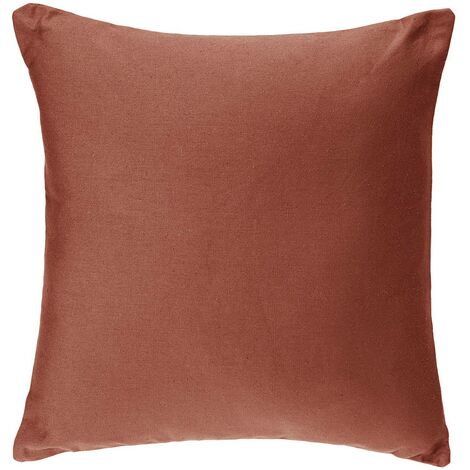 Coussin déhoussable en Coton Terracotta 38 x 38 cm - Atmosphera