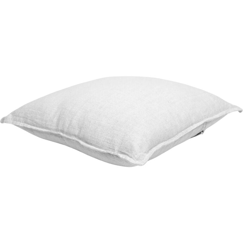 Coussin déhoussable en lin Ecru 45x45 cm