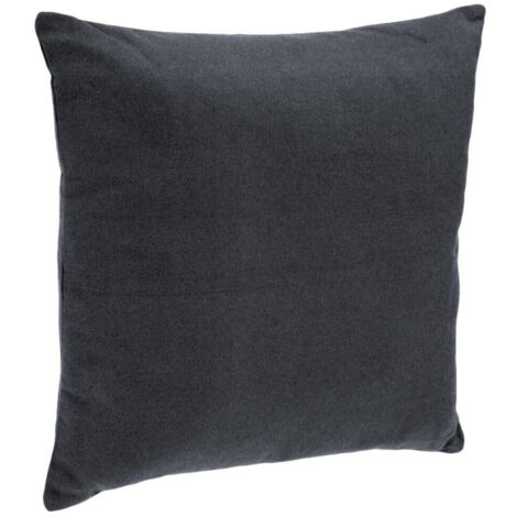 Coussin Déhoussable "Jovi" 38x38cm Gris Foncé