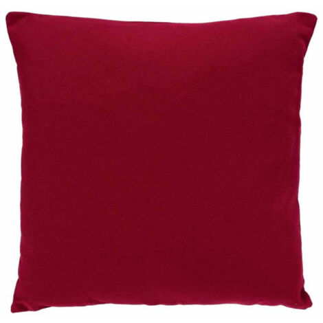 Coussin Déhoussable "Jovi" 38x38cm Rouge