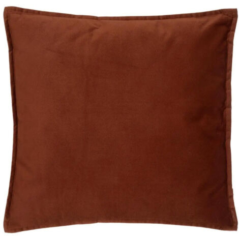 Coussin Déhoussable "Lilou" 45x45cm Terracotta