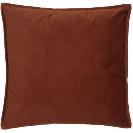 Coussin Déhoussable "Lilou" 55x55cm Terracotta